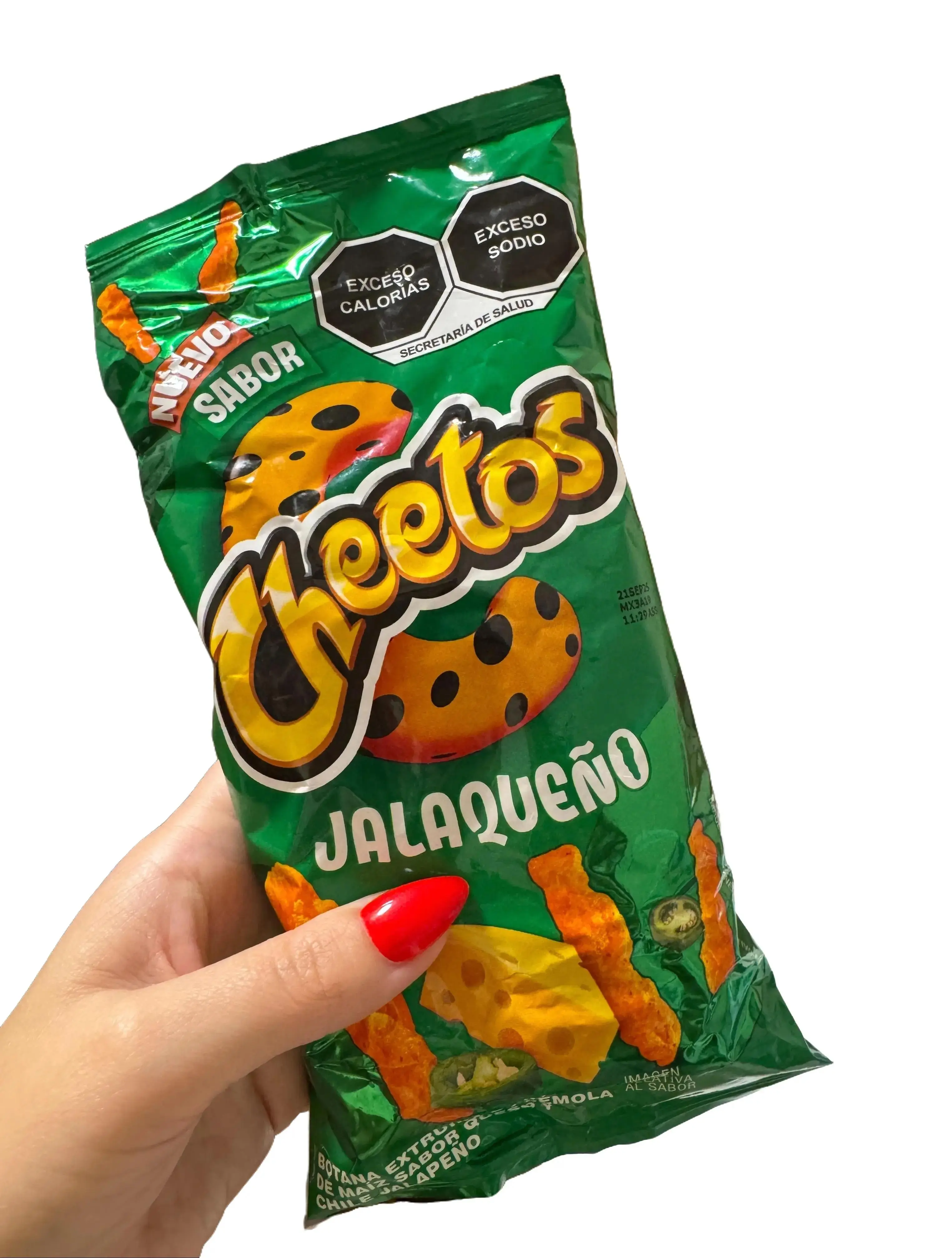 Cheetos Jalapeños Spicy Chip, Small Bag Mexican Puffed Snack with Crunchy Flavor