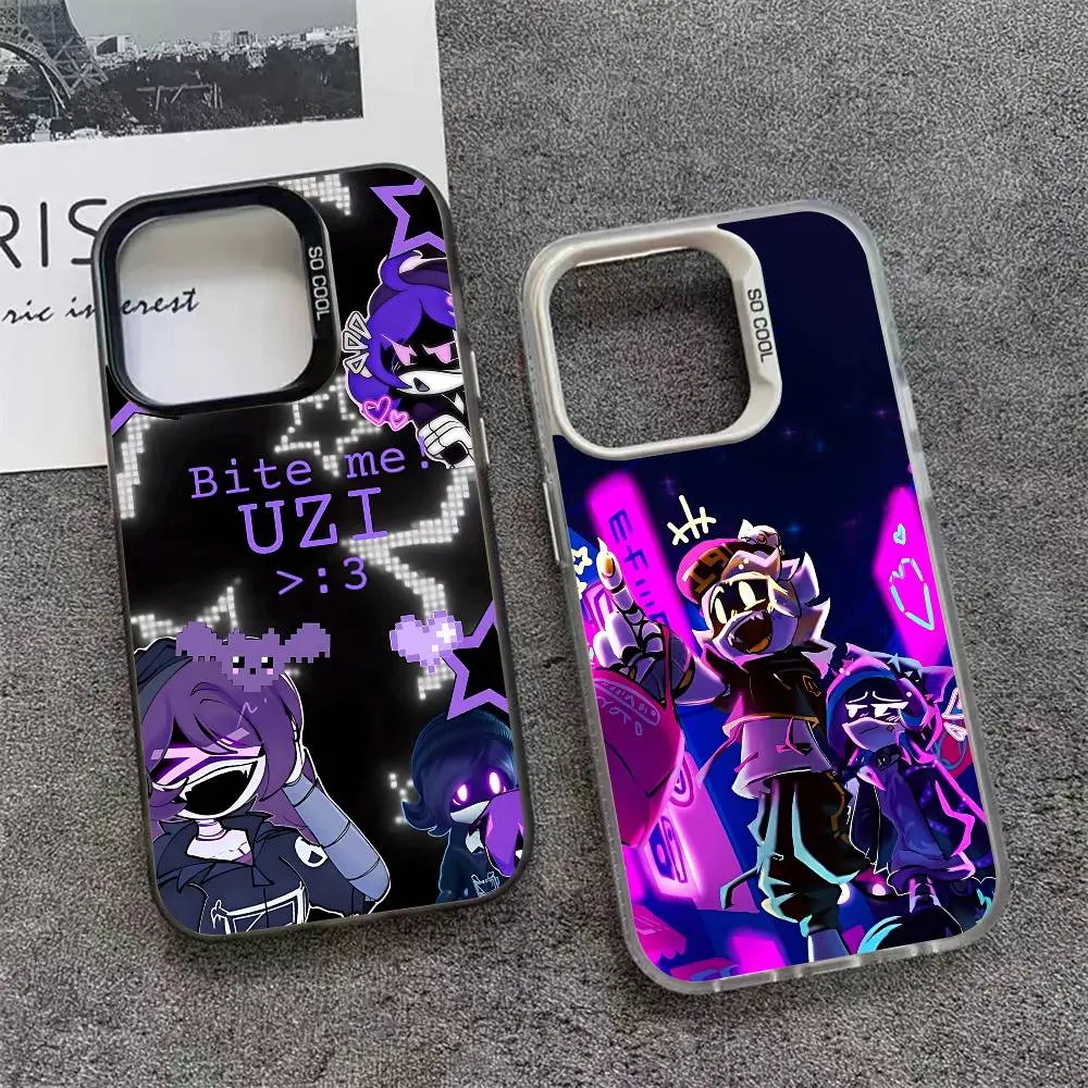 M-Murder D-Drones UZI Artistic Multi-Model Cellphone Case, Unique Retro Stylish Shockproof Back Cover, Fits iPhone 17/16/16 Plus/15/14/13/12/11 Pro Max Air, Silver Accessories, Christmas Gift for Phones, Smartphone, Protection