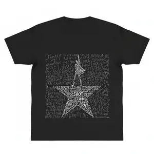 Alexander Hamilton Christmas T-Shirt Hamilton Fan Exclusive Korean Loose Fit Casual Top Broadway Fan Wear Musical Star Tee y2k fashion Streetwear