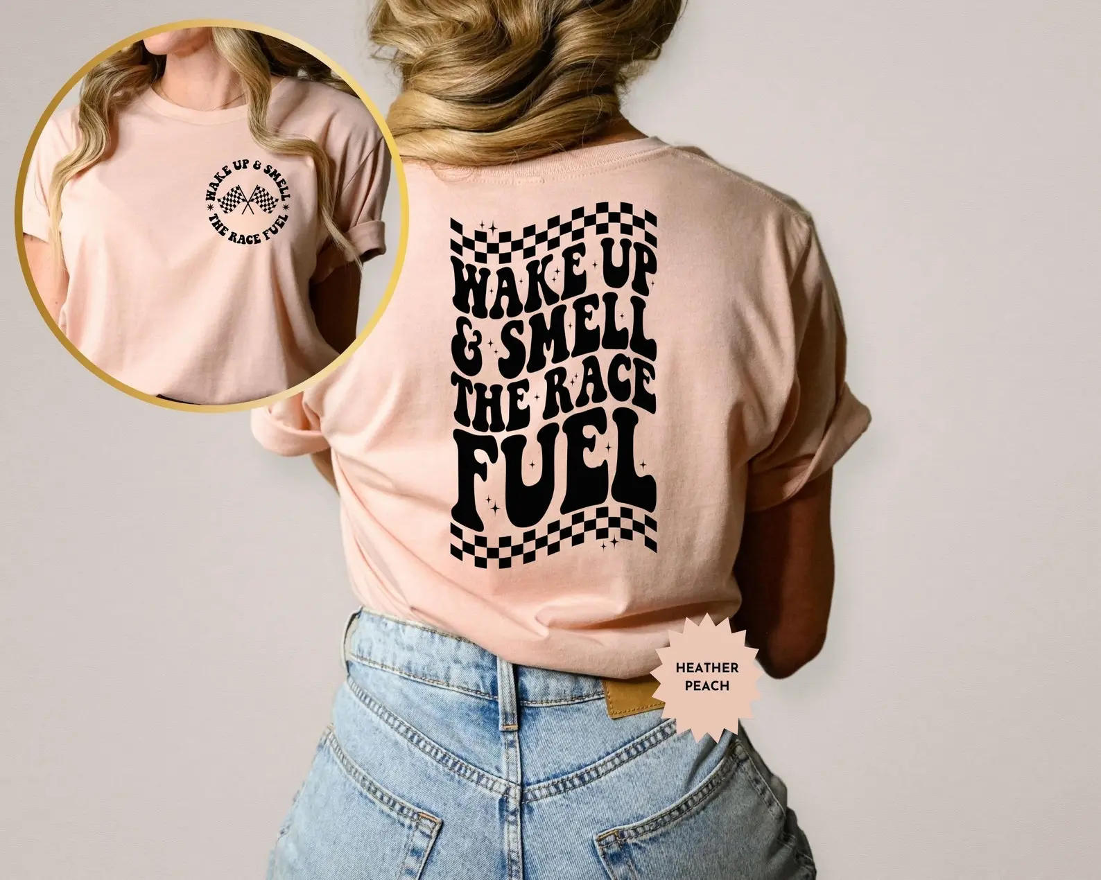 Racing Tshirt, Race Track T-Shirt, Race Lover Gift, Checkered Flag Race Day Tee, Race Season, Race Life Motor Racing Sports Shirt