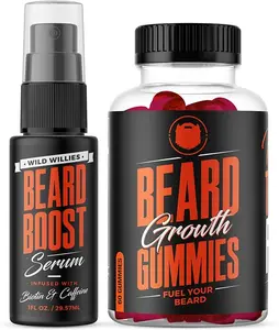 Beard Growth Vitamins for Fuller & Thicker Beard, Formulated with Biositol Complex & 19 Hair Grooming Nutrients - 60 Capsules Biotin Hair Care