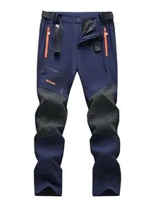 Men's Outdoor Pants Sport Pants Waterproof Windproof Breathable Casual Straight Pocket Hiking Pants Multifunctional All Season Workwear