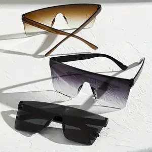 3Pcs Men's Casual Anti-Glare Glasses, Polycarbonate Frame for Everyday Wear