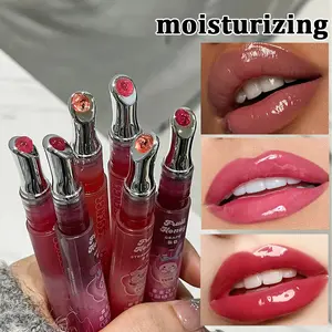 BBY[6-Piece limited Set] PlNKYFOCUS Juicy Lip Treatment - Hydrating & Plumping | Glass Lip GlossShine | Non-Sticky Moisturizing | K-Beauty Inspired | Affordable Lip Care Gift Set For Teens/GirlsSheer Lip Tint Teen Girls Trendy Stuff Cheap Girl Stuff