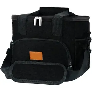 Portable Soft Cooler Bag - 24/60 Can Insulated Camping Cooler, Leakproof Collapsible Soft Sided Cooler for Drink, Suitable for Picnic, Beach, Outdoor, Lunch, Work, Ice Chest