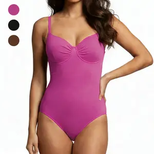 Women's Seamless Shaping Bodysuit, Tummy Control, Waist Firming, Body-Shaping One-Piece