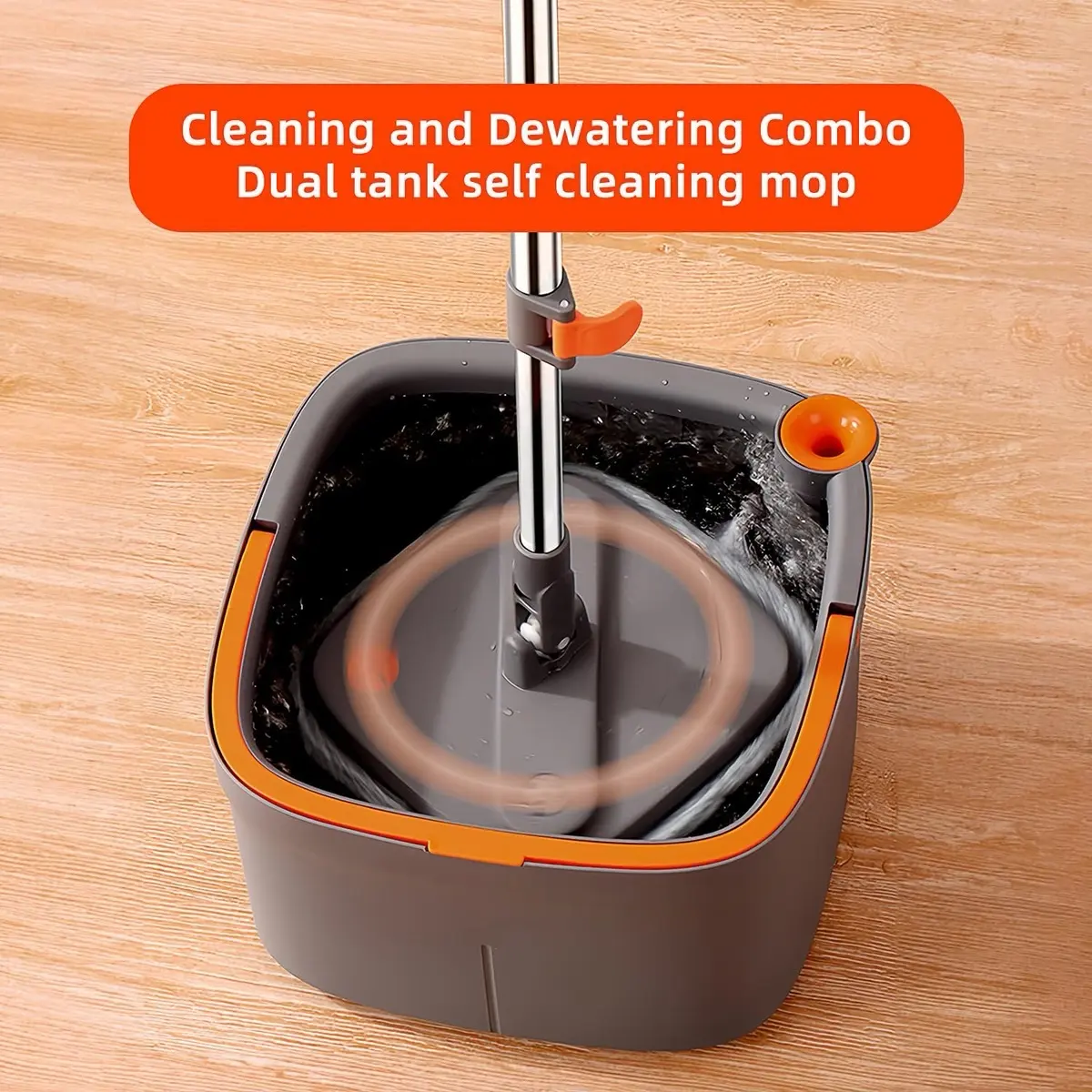 Spin Mop and Bucket Set for Easy Home Cleaning