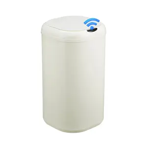 8 Gallon Motion Sensor Automatic Touchless Kitchen Trash Can- Beige