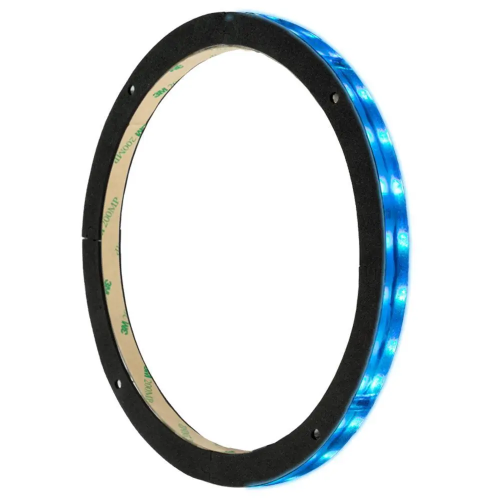 DS18 Vision Series DS-LRING6 6.5 in RGB LED Accent Ring - Remote-Controlled Car Audio Accessory with Installation Guide, Pre-Drilled Holes, High-Quality Materials for Speakers, Subwoofers, Marine Use, Rgb Led Ring