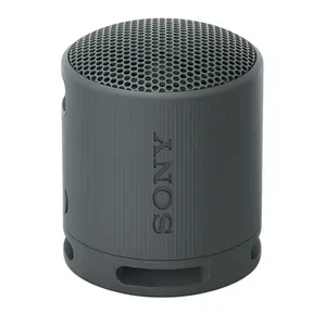 SRS-XB100 Wireless Bluetooth Portable Lightweight Compact Travel Speaker with Strap (Black) for Sony