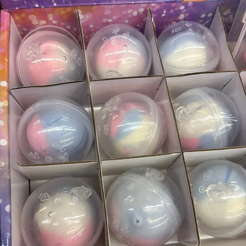 Soft wax cracking ball stress relief toy ef