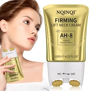 Nqinqi Neck Firming Roller Cream 120g, Tightening and Lifting Formula for Youthful Skin and Skin Elasticity, Ideal for Neck Care and Optimal Tightening Effects, Cosmetic, Beauty Products