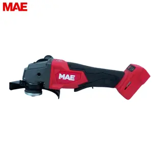MAE 125mm Brushless Angle Grinder – 18V, 3500-8500 RPM Variable Speed – Paddle Switch for Metal Cutting & Grinding on Job Sites