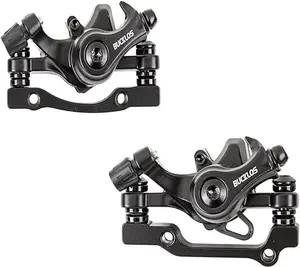 BUCKLOS Aluminum Alloy Mechanical MTB Disc Brake Caliper - Heat Dissipation Bicycle Part, All-Angle Flat Surface Clamp, Multi-Rotor Size Compatible, Brake MTB Bicycle Accessory, Bicycle Accessories