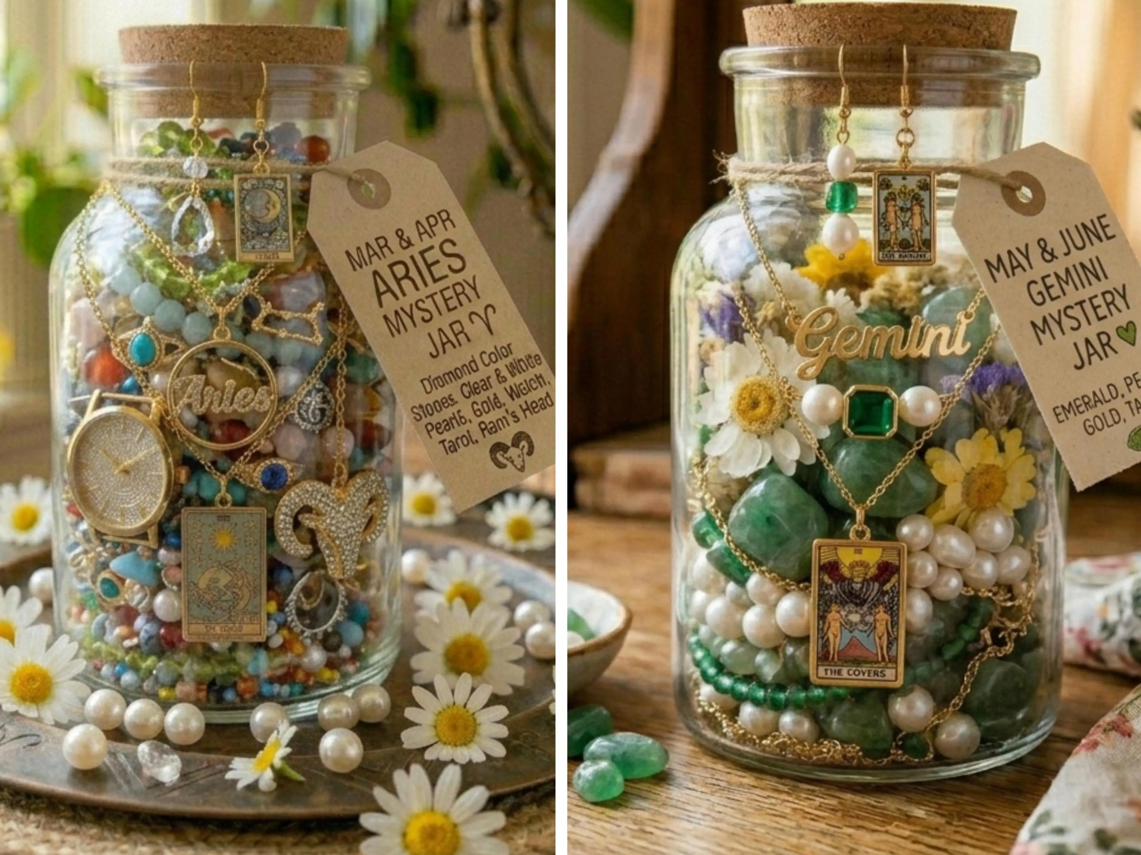 Mystery Birthday Gifts Jewelry Box- Custom Costume Jewelry Set for Fashion Accessory Enthusiasts