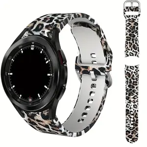 No Gap Stylish Silicone Strap For Samsung Galaxy Smart Watch FE/7/6/4 40mm 44mm Watch 4 Classic 42mm 46mm For Galaxy Watch5 Pro 44mm Watch Straps Smart Watch Straps Smartwatch Accessories