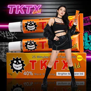 Deep Classic 40% TKTK Tattoo Numbing Cream Gold Edition Maximum Intensity 6-8H Painless Soothing Care​ Local Relief for Tattoo Artists & Enthusiasts summerwins