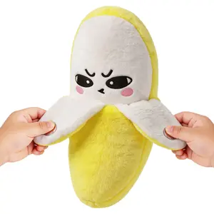 SHQDD Interactive Music Plush Toy Set Banana, (No battery)Strawberry & Carrot Electric Plush Toys for Parent-Child Interaction, Couples & Friends Prank Toy, Valentine’s Day & Easter Party Fun Gift for Kids & Adults stuffed animals cute girly gifts