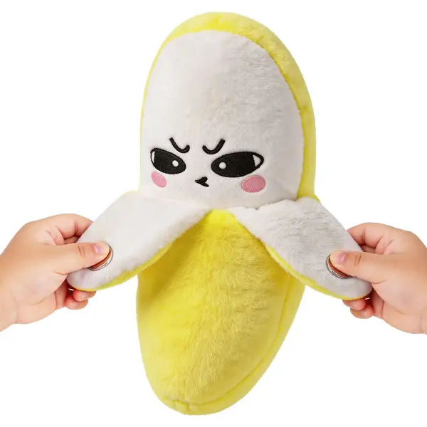 SHQDD Interactive Music Plush Toy Set Banana, (No battery)Strawberry & Carrot Electric Plush Toys for Parent-Child Interaction, Couples & Friends Prank Toy, Valentine’s Day & Easter Party Fun Gift for Kids & Adults stuffed animals cute girly gifts