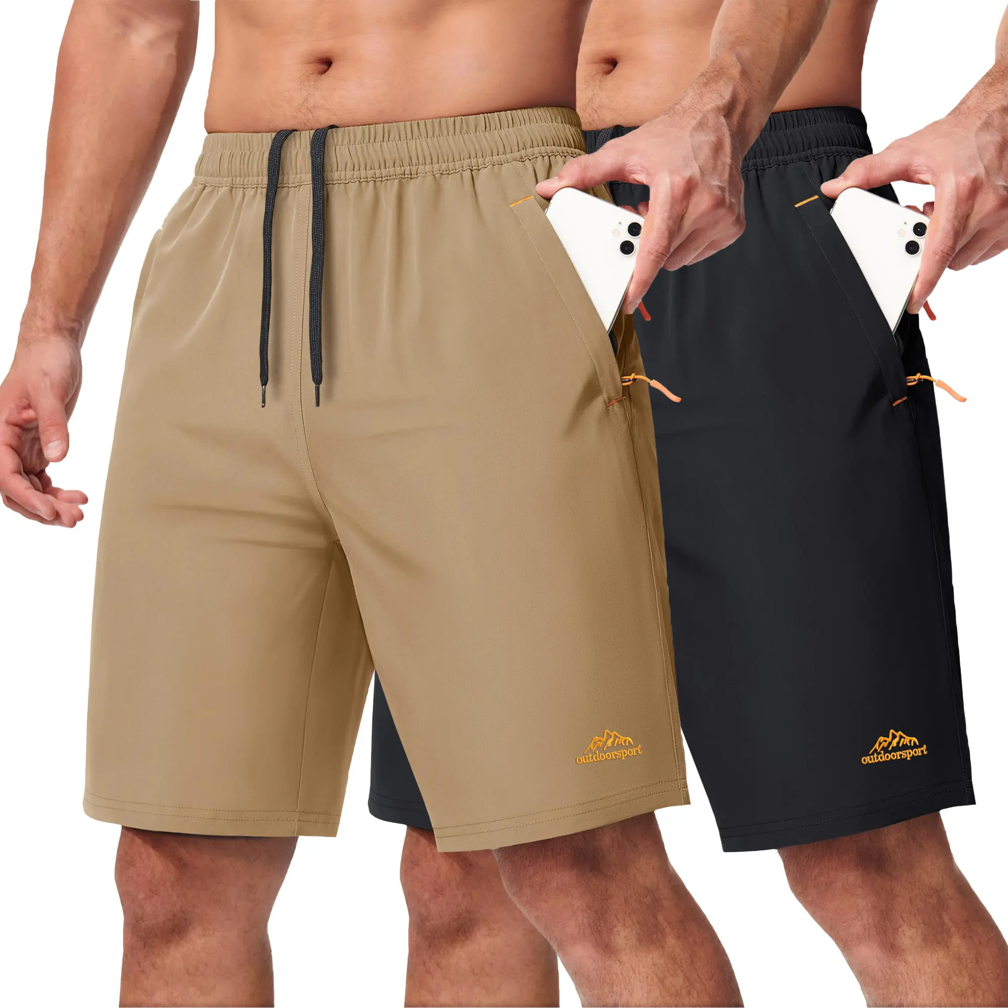 Size 32, Khaki+Black