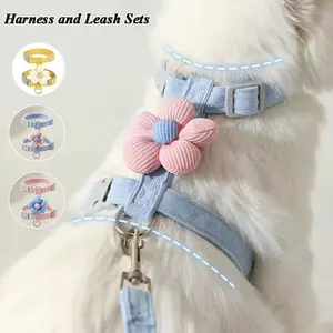 PurrfectWalk Duo Set 🐾   - Adjustable Mesh Harness & Leash for Cats/Small Dogs (Chihuahuas to Kittens! ), Breathable & Tangle-Free