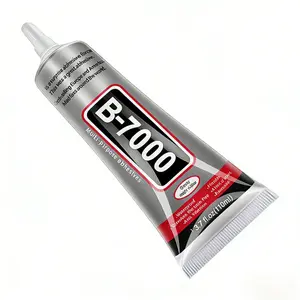 Jewelry adhesive, 1 bottle, transparent adhesive, High Strength Glue, suitable for various purposes such as rhinestones, fabrics, etc. Super B-7000, can also be used for mobile phone repair, nail art, wood, glass, jewelry, etc. Long Lasting Adhesive