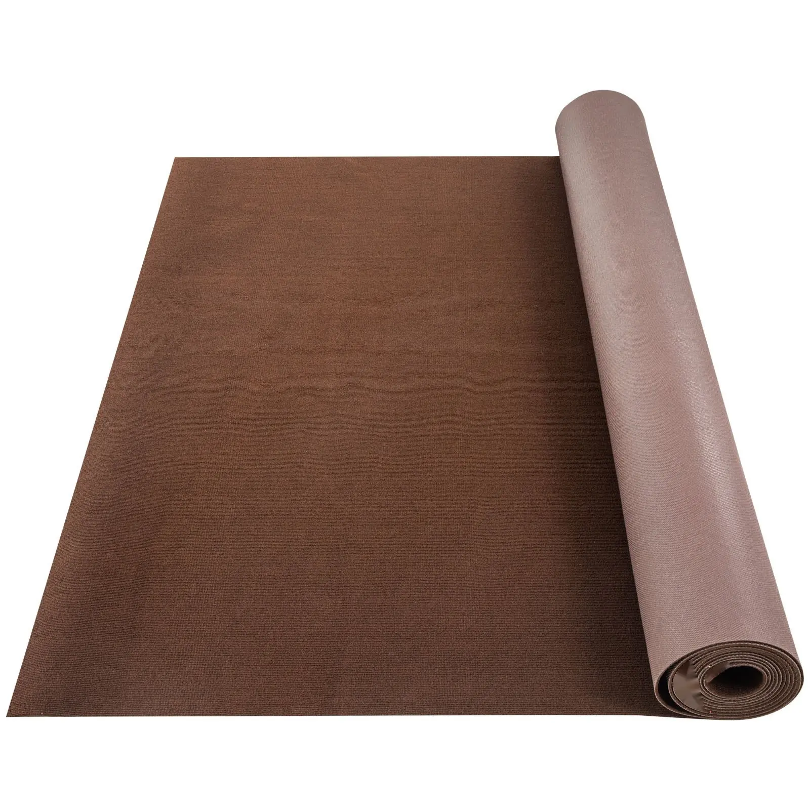 Marine Carpet 6 X 23 Ft Boat Carpeting In Deep Brown, Marine Grade Waterproof Indoor/Outdoor Carpet With TPR Backing, Water-Resistant Carpet Roll For Boat Deck, Patio, Porch, Balcony And Home Use