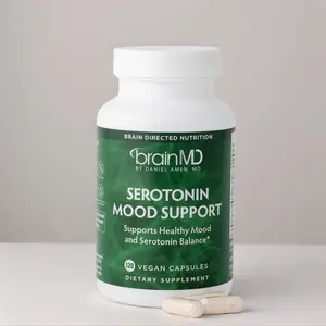 BrainMD -  Serotonin Mood Support | Support Healthy Mood and Serotonin Balance - 120 vegan capsulesce