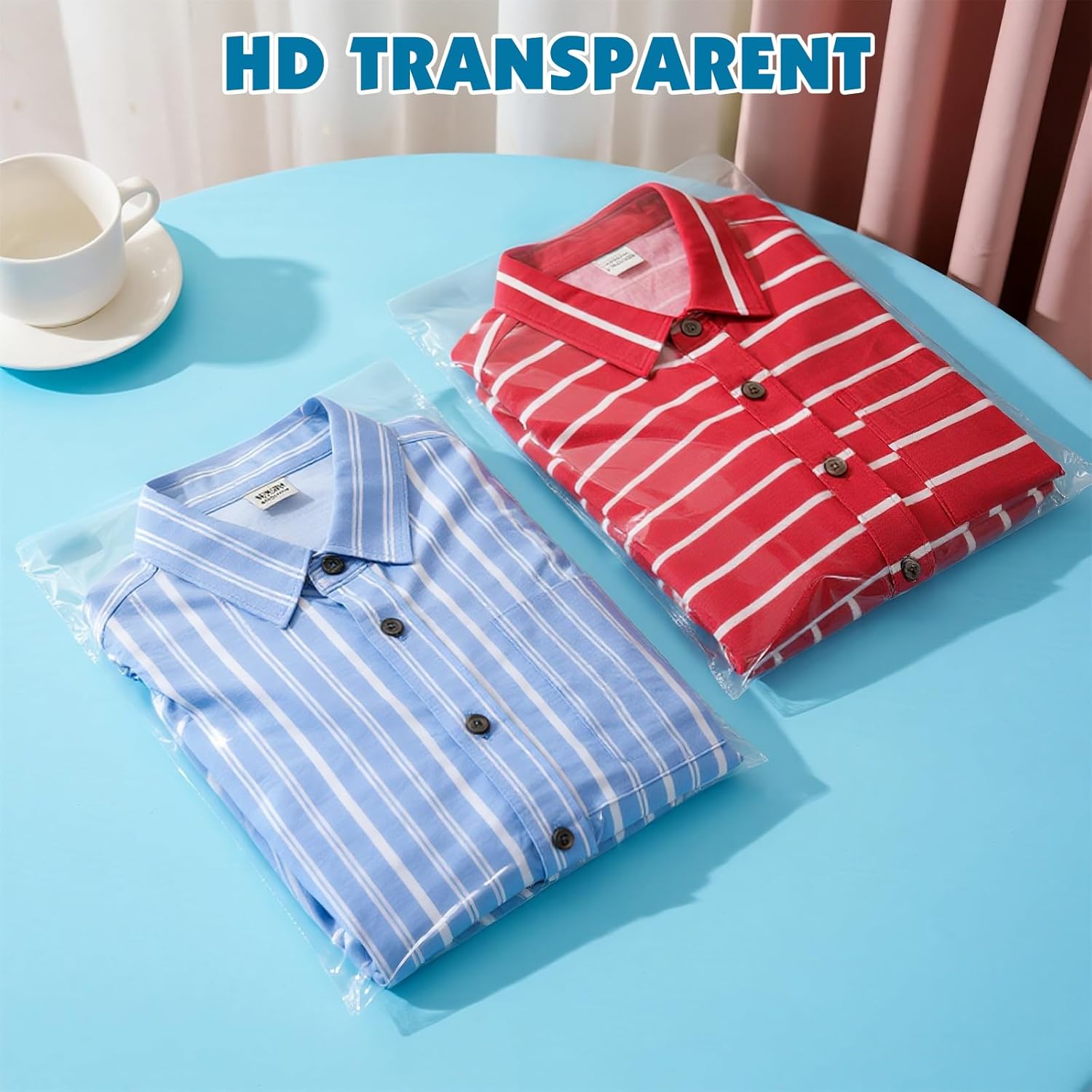 135 PCS 9x12 Inch Clear Cellophane Bags, Resealable Poly Bags, Self-Sealing Shirt Bags for Clothes, Magazines, Postcards, Packaging, Emotional Intelligence Inspired Organizational Tool 135 PCS 9x12 Inch Clear Cellophane Bags, Resealable Poly Bags, Self-Sealing Shirt Bags for Clothes, Magazines, Postcards, Packaging, Emotional Intelligence Inspired Organizational Tool