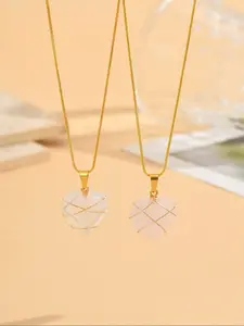 Moonstone Necklace Set, Rose Quartz Heart Pendant Design Y2K Style, Best Friend Gift, Daily Wear and Party Accessory