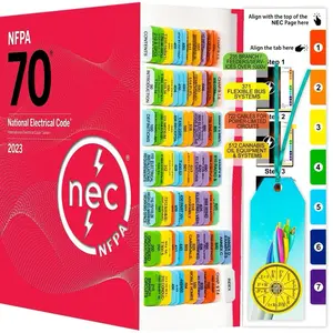 Ugly's 2023 Electrical References & NEC Code Spiralbound Bundle with Color Index Tabs for Electricians and Students