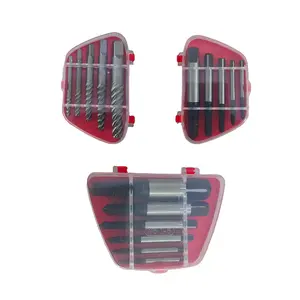 High Strength Steel Screw Extractor Set with Storage Box, Ideal for DIY & Professional Use, Home Repair, Car, Industrial Applications
