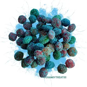 Trending Sour Blue Raspberry Gushers - Sweet Candy