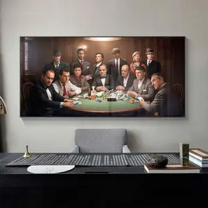 Gangster Movie Wall Art, Vintage Mobster Poster, Classic Crime Film Decor