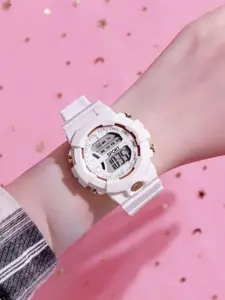 Fashion Casual Watch for Men and Women, New Korean Style Multifunctional Night Glow Electronic Watch, Trendy and Stylish Timepiece