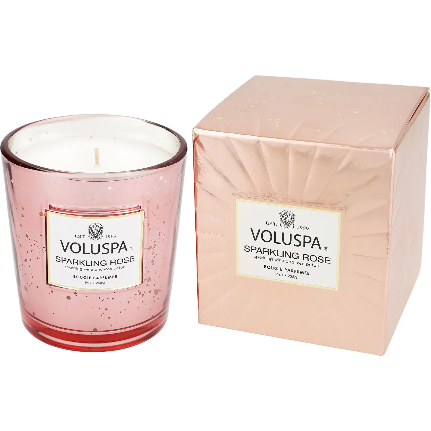 Voluspa Sparkling Rose By Voluspa Classic Candle For Unisex Voluspa Sparkling Rose By Voluspa Classic Candle For Unisex
