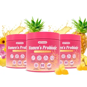 Feminine Probiotic Gummies for Women | Pineapple Flavor with Prebiotics | Dietary Probiotic Supplement Summervibes