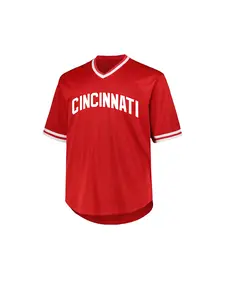Men's Vintage Embroidered Baseball Jersey, Jersey Shirt, Loose-Fit V Neck Short Sleeve Training Tee, Sports Top, All Seasons Casual Wear