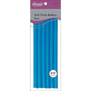 Annie Soft Twist Rollers 6pcs - 9/16in Dia