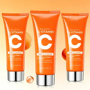 Facial Cleanser for Sebum Control & Repair -5X Vitamin C Face Wash  - Gentle Cleaning Moisturizing