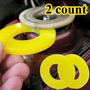 2-Piece Car Shock Absorber & Noise Reduction Kit, Suspension Pillow Bushing/rubber Insulation Pad/shock Absorber/seal Ring