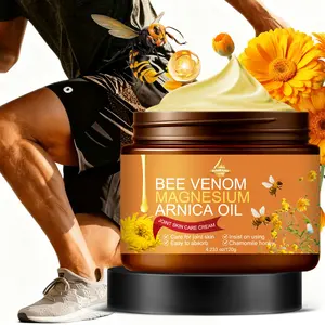 Bee Venom Magnesium Calendula Oil Joint and Skin Care Cream, containing chamomile, calendula, and bee venom, nourishes and soothes joint skin and is easily absorbed – an ideal gift for working professionals, seniors, and office workers.