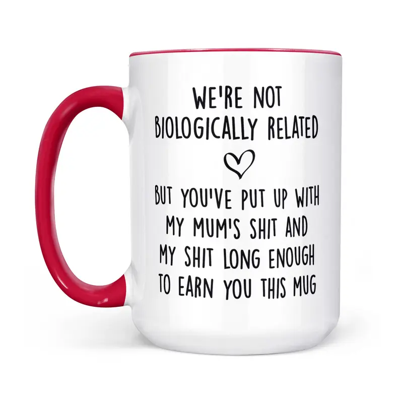 Step Dad Gift, Step Dad Mug, Bonus Dad Gift Mug, Fathers Day Gift From Daughter Son Children, Funny Stepdad Birthday Cup, Novelty Coffee Mug, Gifts For Stepfather, 11 15oz Ceramic Cup