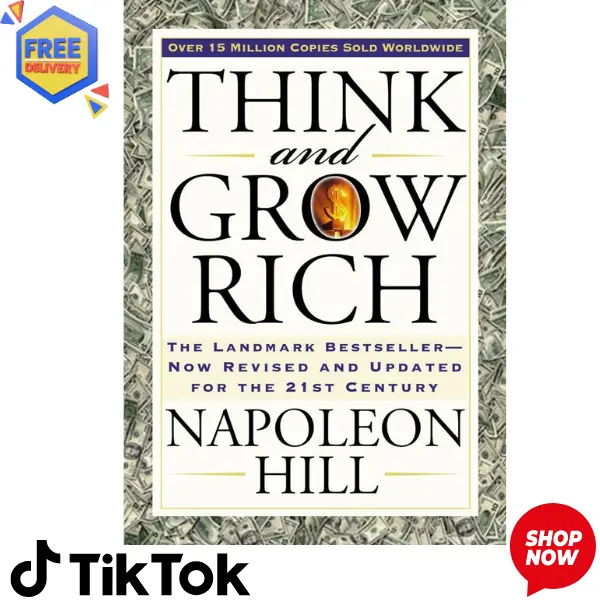 Think and Grow Rich: English Paperback, Lightweight Compact Landmark Bestseller Revised & Updated for the 21st Century (Hill’s Law of Success Core Business & Management Book)