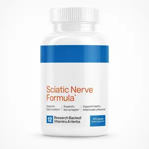 Edible Nerve Support Dietary Supplement Capsules - Vitamin B Complex, Alpha Lipoic Acid (120 Count)
