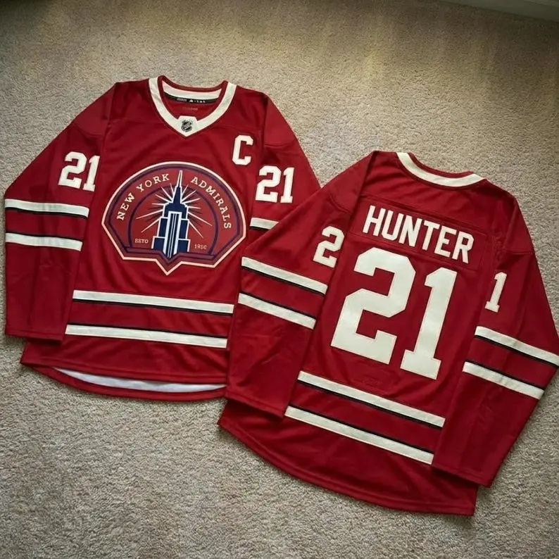 Vintage Style Hockey Jersey, Personalized Long Sleeve Ice Hockey Shirt, Custom Name Number Unisex S-5XL