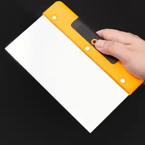 Stainless Steel Putty Knife Set, Multi-Functional Metal Scraper Tools for Home Decor Venetian Plaster Painting Wallpaper Installation Rust Resistant