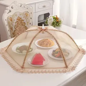 Foldable Kitchen Food Cover, Dust-Proof, Fly-Proof, Mosquito-Proof, Tablecloth Function, Ideal for Restaurants, Homes, Picnics, Parties, Camping