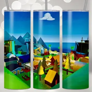 Action Island-Horizon Worlds Tumbler - CUSTOMIZABLE