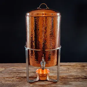 Arcadia Copper Beverage Urn for hot or cold service - Dispenser Drinkware